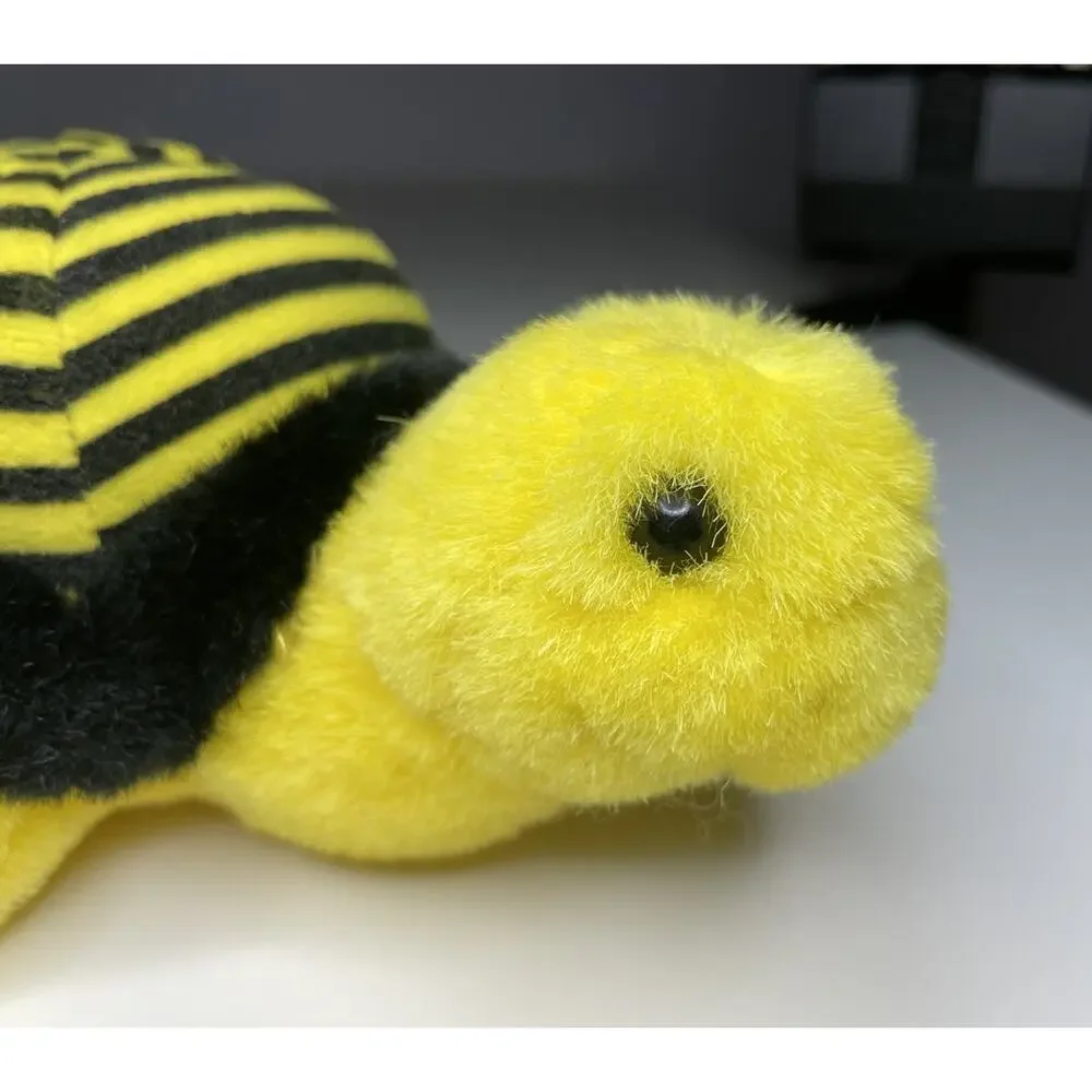 Vintage Applause Cliffs Notes Turtle Plush 8” Yellow Black With Tags